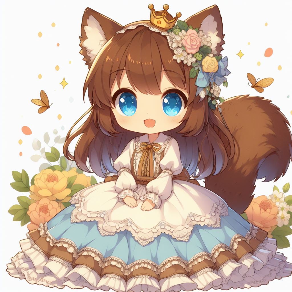 リス女子ヒニヨルさん、イメージAIイラストをお贈りします🎁③／夢月みつきの近況ノート - カクヨム
