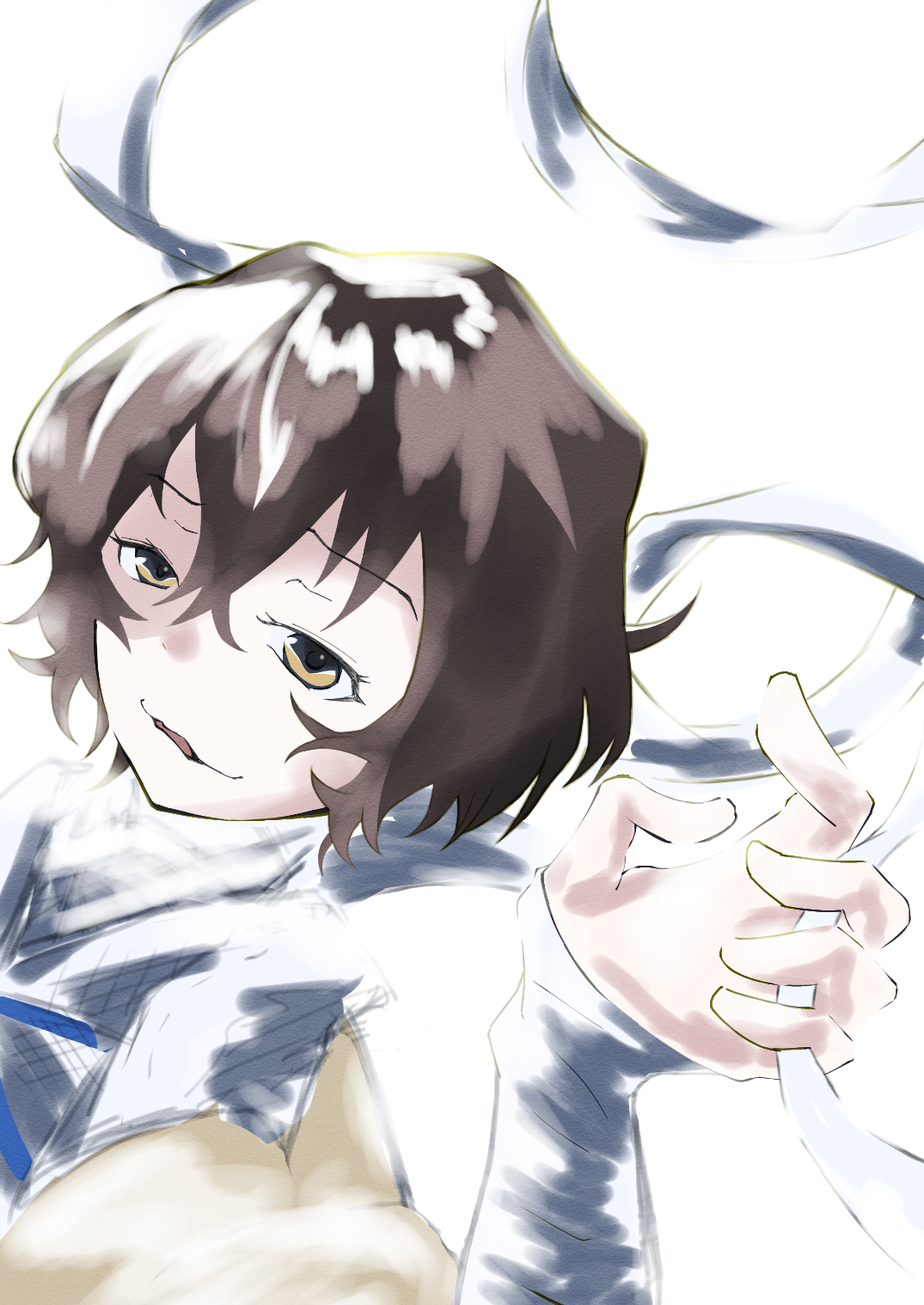 太宰さんを描いてみた【イラスト】【二次創作】【文豪ストレイ