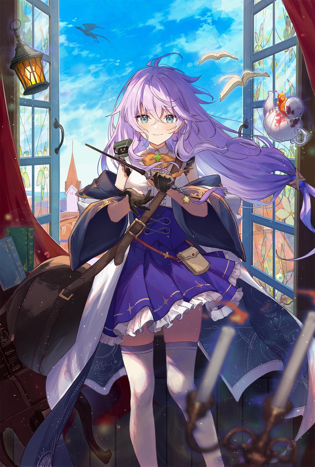 この絵を見ていると、とてもやすらぎました。引っ越しの為、出品致します。 12/8発売】魔法使いの引っ越し屋、カバー公開と裏話／サケ/坂石遊作の