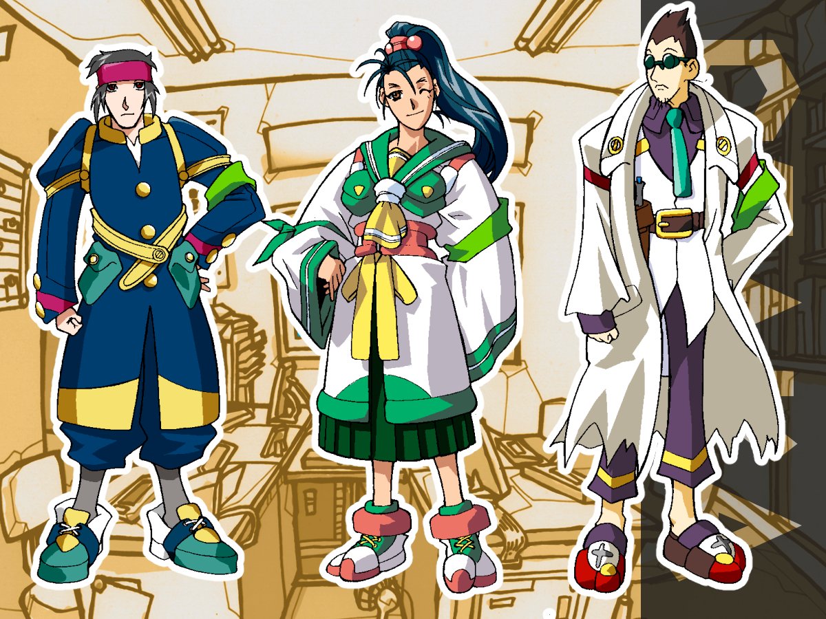 OSAKAシナリオ原盤キャラ紹介(元治・明晃・参仁)／川上 稔の近況ノート - カクヨム