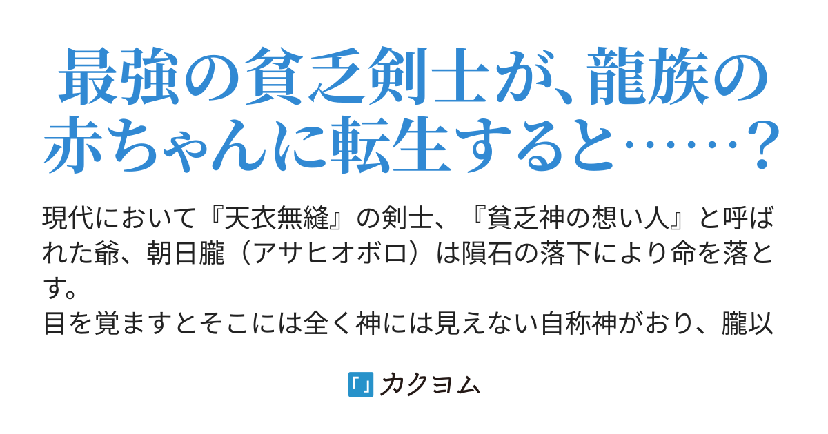 神龍の後継者 天衣無縫と呼ばれた貧乏剣士の異世界転生 武士カイト カクヨム