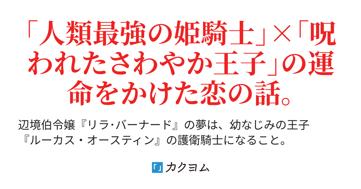 姫騎士は呪われた王子を守りたい ~護衛の邪魔なので溺愛されても困ります~(碧空宇未(あおぞらうみ)) カクヨム